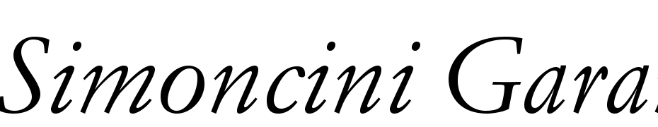 Simoncini Garamond Std Italic Yazı tipi ücretsiz indir
